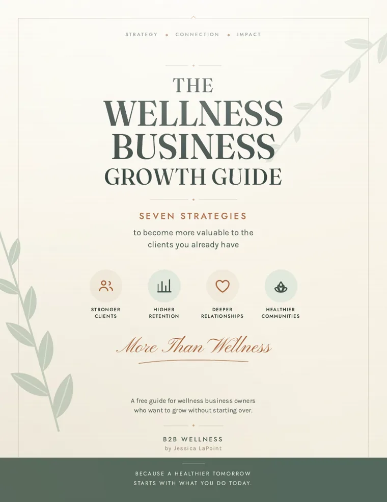 Cover of The Wellness Business Growth Guide